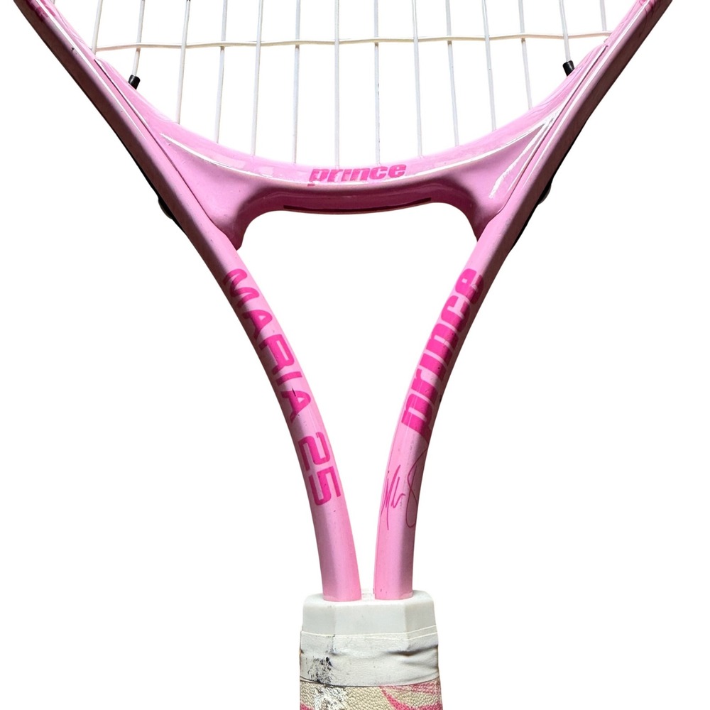 Prince Maria Sharapova 25 Junior Tennis Racquet Pink White 25" Aluminum Youth